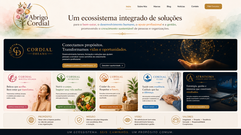 abrigo cordial homepage 1.0 — wordpress ready